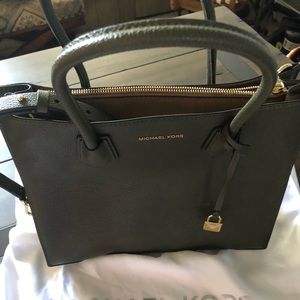 Olive Green with shoulder strap